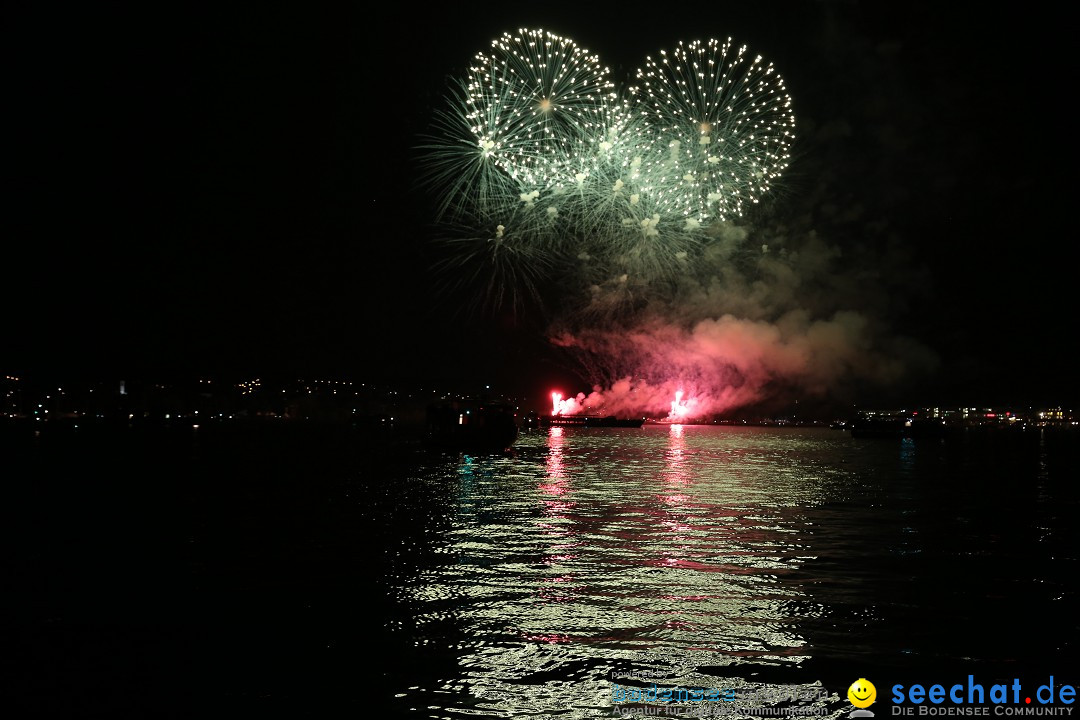 Konstanzer Seenachtfest mit Feuerwerk: Konstanz am Bodensee, 09.08.2014