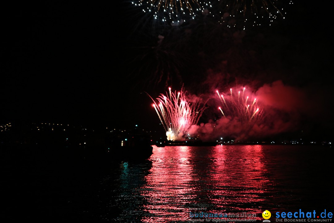 Konstanzer Seenachtfest mit Feuerwerk: Konstanz am Bodensee, 09.08.2014