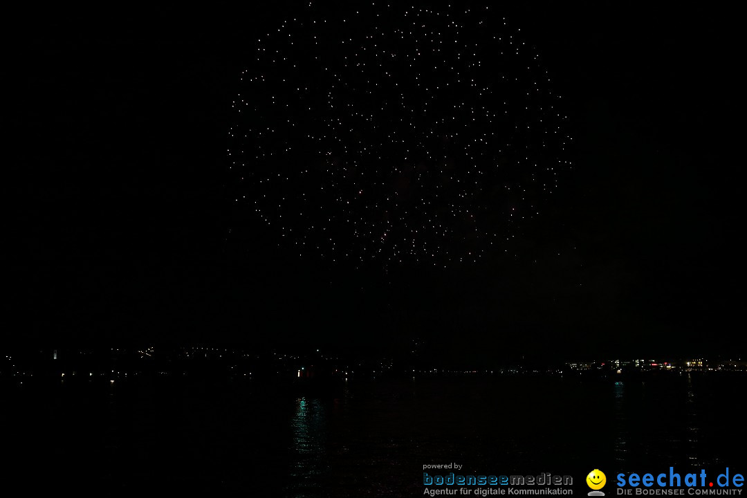 Konstanzer Seenachtfest mit Feuerwerk: Konstanz am Bodensee, 09.08.2014