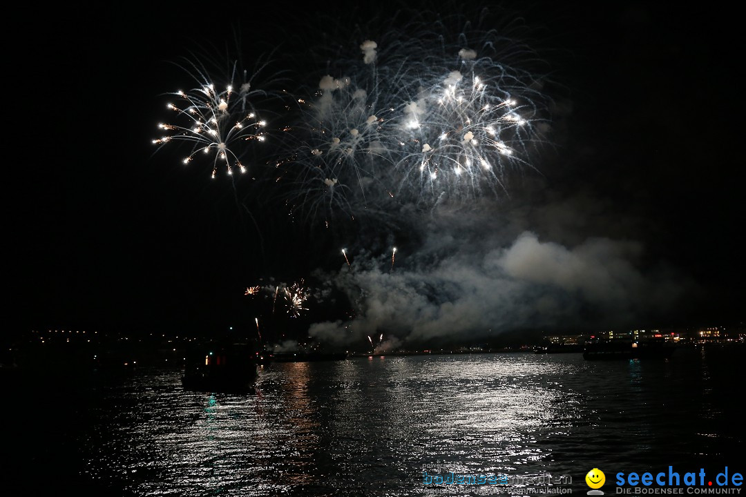 Konstanzer Seenachtfest mit Feuerwerk: Konstanz am Bodensee, 09.08.2014