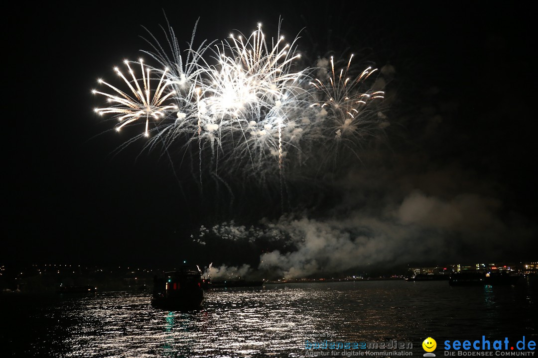 Konstanzer Seenachtfest mit Feuerwerk: Konstanz am Bodensee, 09.08.2014