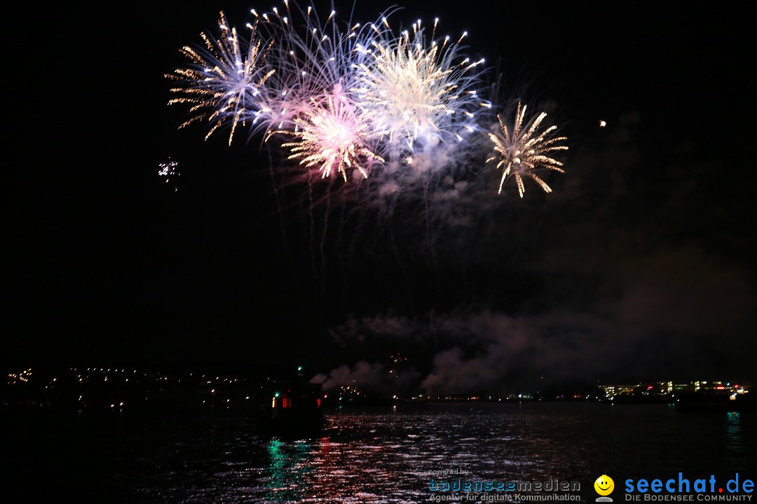 Konstanzer Seenachtfest mit Feuerwerk: Konstanz am Bodensee, 09.08.2014