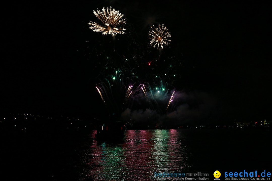 Konstanzer Seenachtfest mit Feuerwerk: Konstanz am Bodensee, 09.08.2014