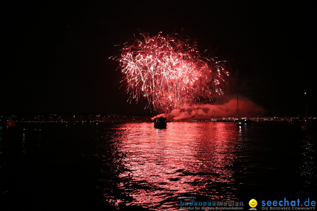 Konstanzer Seenachtfest mit Feuerwerk: Konstanz am Bodensee, 09.08.2014