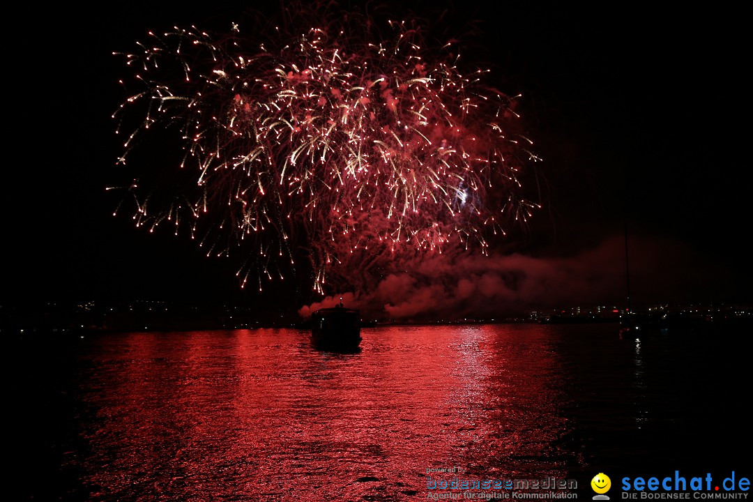 Konstanzer Seenachtfest mit Feuerwerk: Konstanz am Bodensee, 09.08.2014