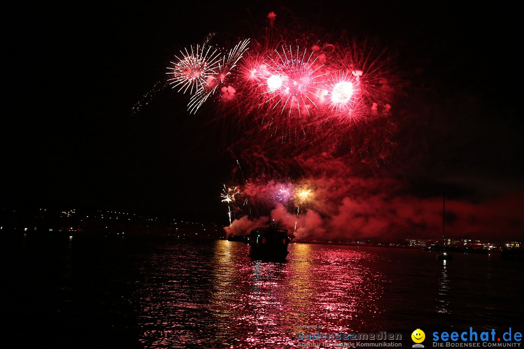 Konstanzer Seenachtfest mit Feuerwerk: Konstanz am Bodensee, 09.08.2014