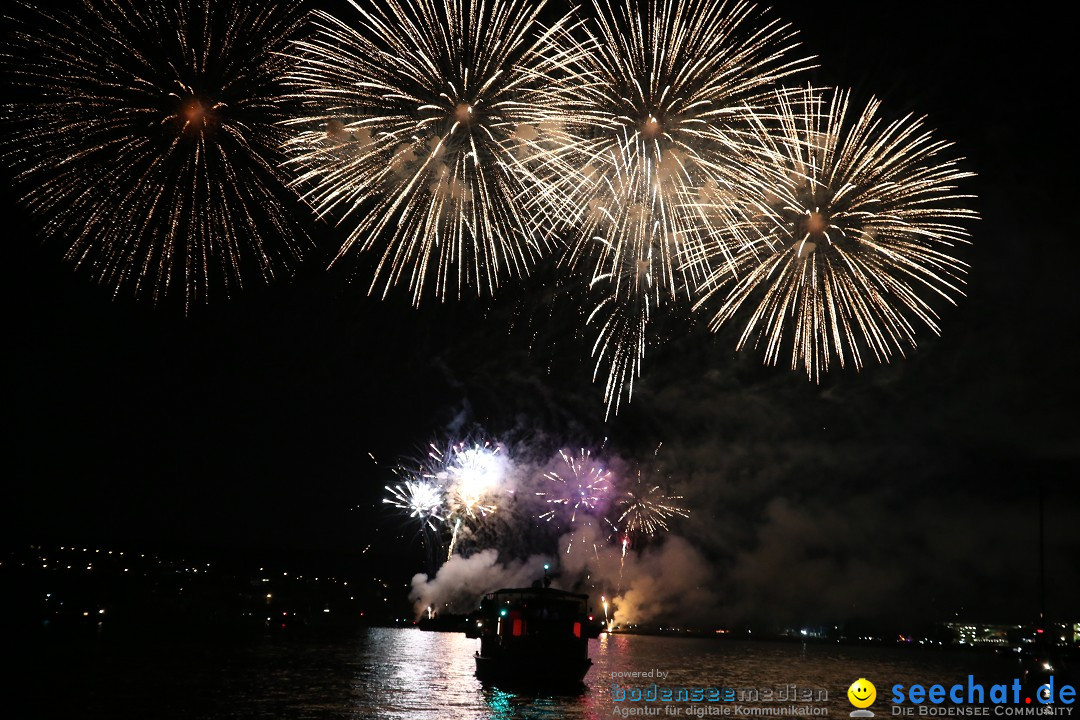 Konstanzer Seenachtfest mit Feuerwerk: Konstanz am Bodensee, 09.08.2014