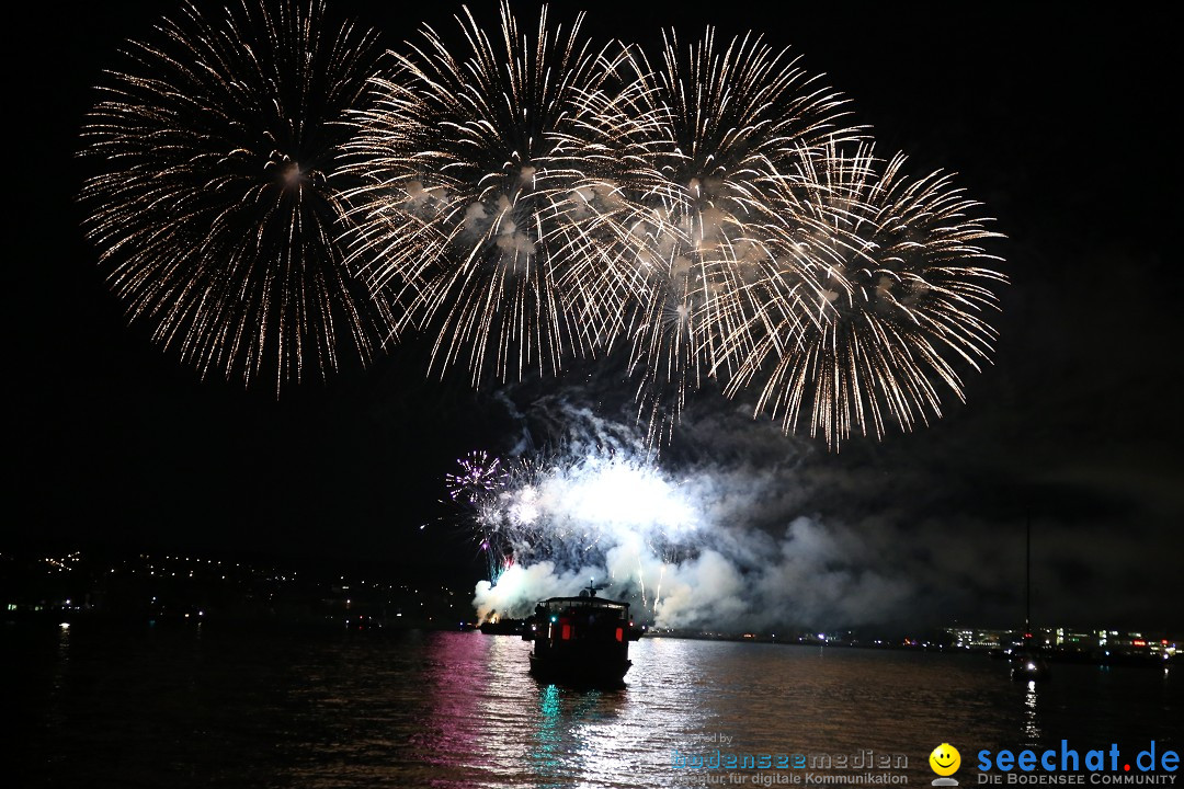 Konstanzer Seenachtfest mit Feuerwerk: Konstanz am Bodensee, 09.08.2014