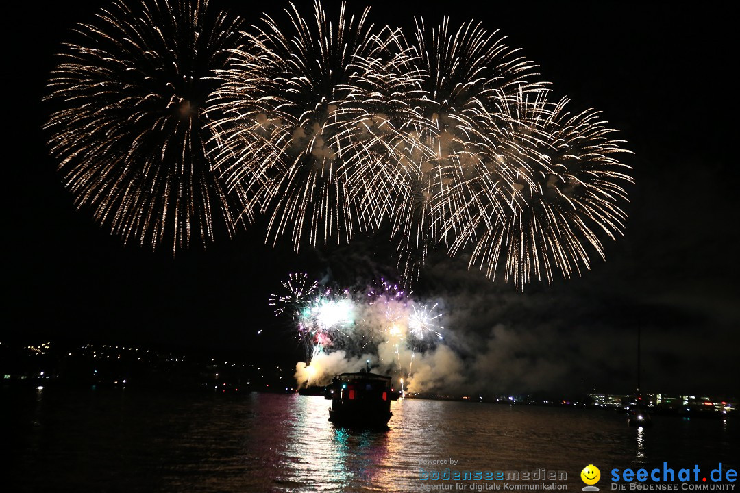 Konstanzer Seenachtfest mit Feuerwerk: Konstanz am Bodensee, 09.08.2014