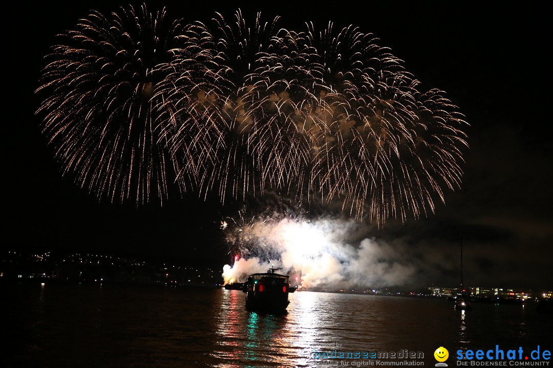 Konstanzer Seenachtfest mit Feuerwerk: Konstanz am Bodensee, 09.08.2014