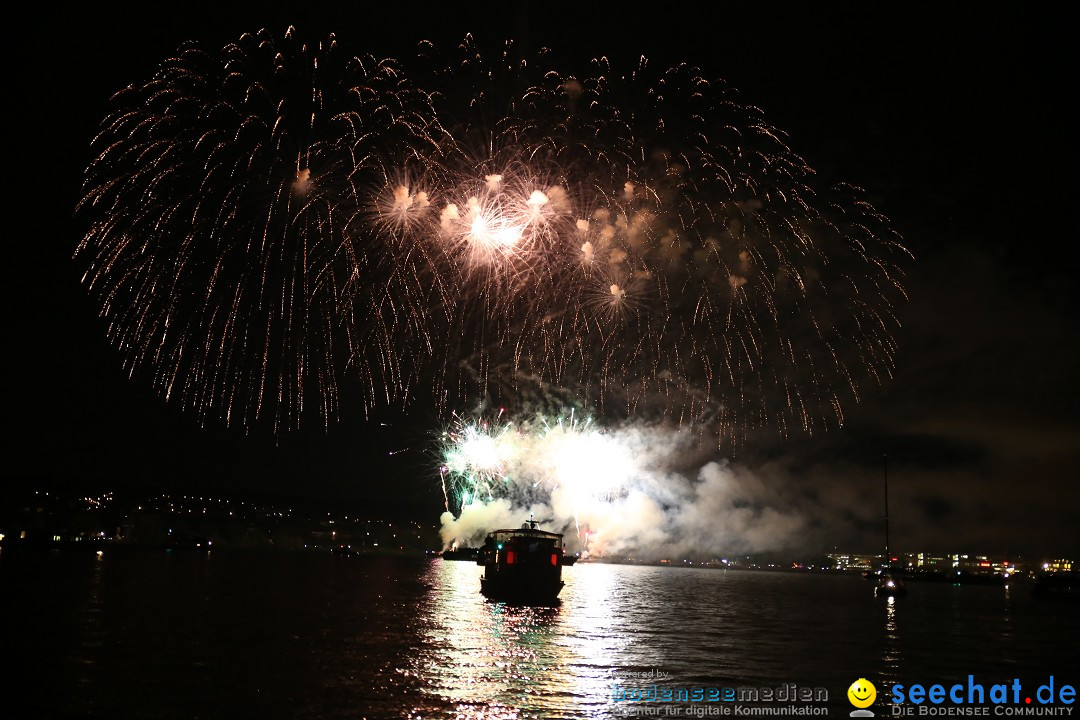 Konstanzer Seenachtfest mit Feuerwerk: Konstanz am Bodensee, 09.08.2014