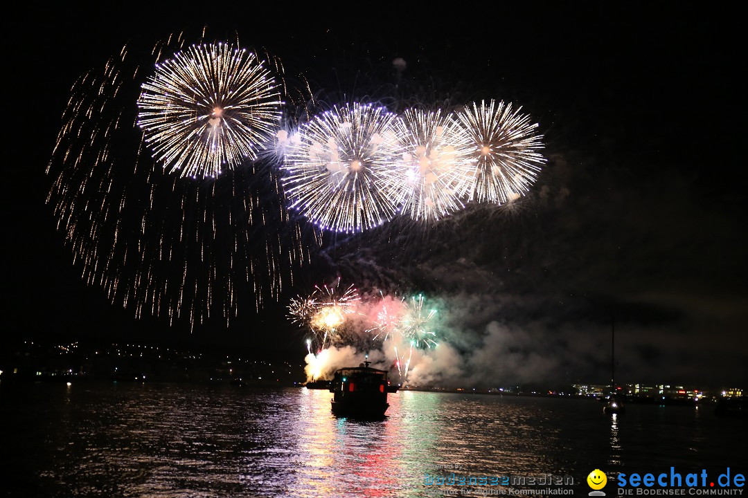 Konstanzer Seenachtfest mit Feuerwerk: Konstanz am Bodensee, 09.08.2014