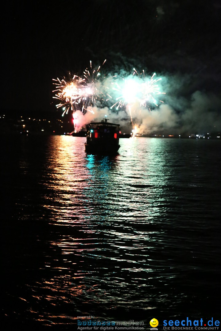 Konstanzer Seenachtfest mit Feuerwerk: Konstanz am Bodensee, 09.08.2014