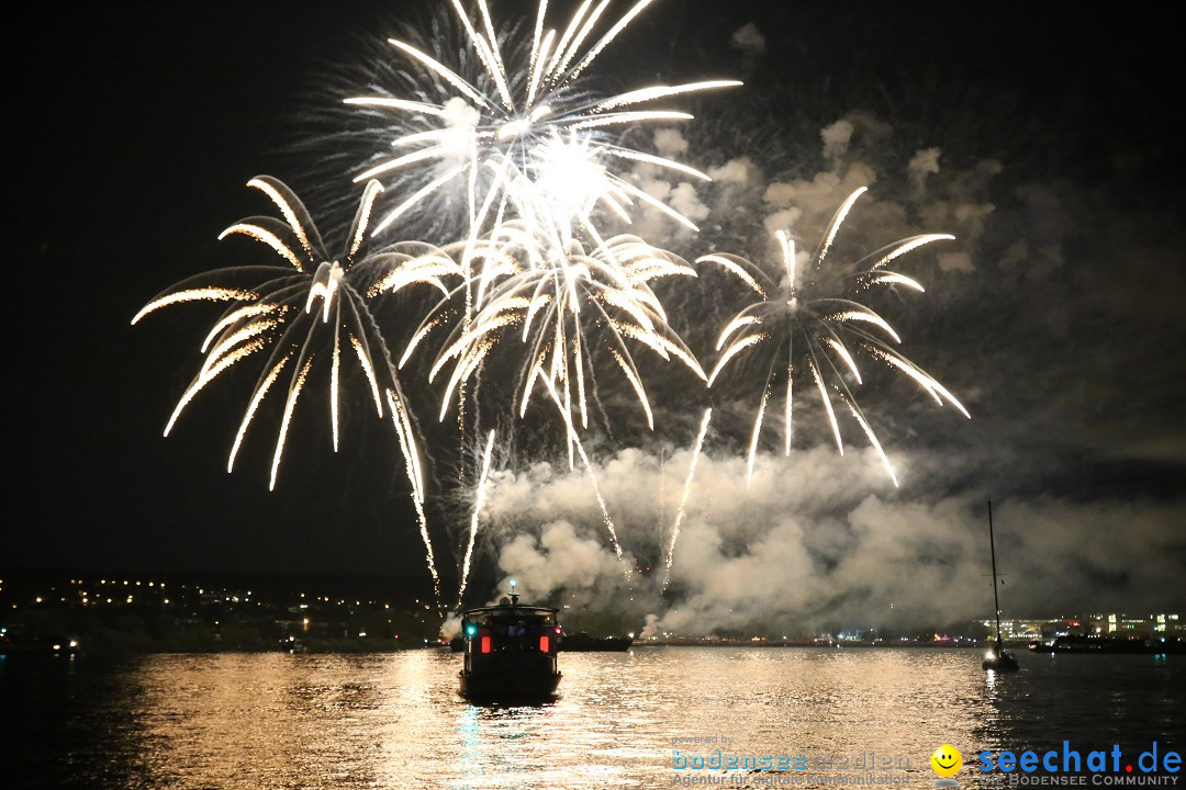 Konstanzer Seenachtfest mit Feuerwerk: Konstanz am Bodensee, 09.08.2014