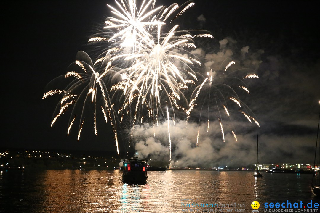 Konstanzer Seenachtfest mit Feuerwerk: Konstanz am Bodensee, 09.08.2014