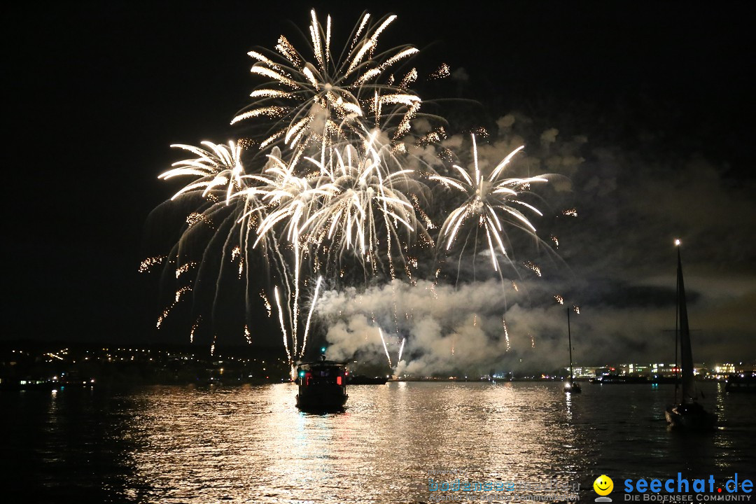 Konstanzer Seenachtfest mit Feuerwerk: Konstanz am Bodensee, 09.08.2014