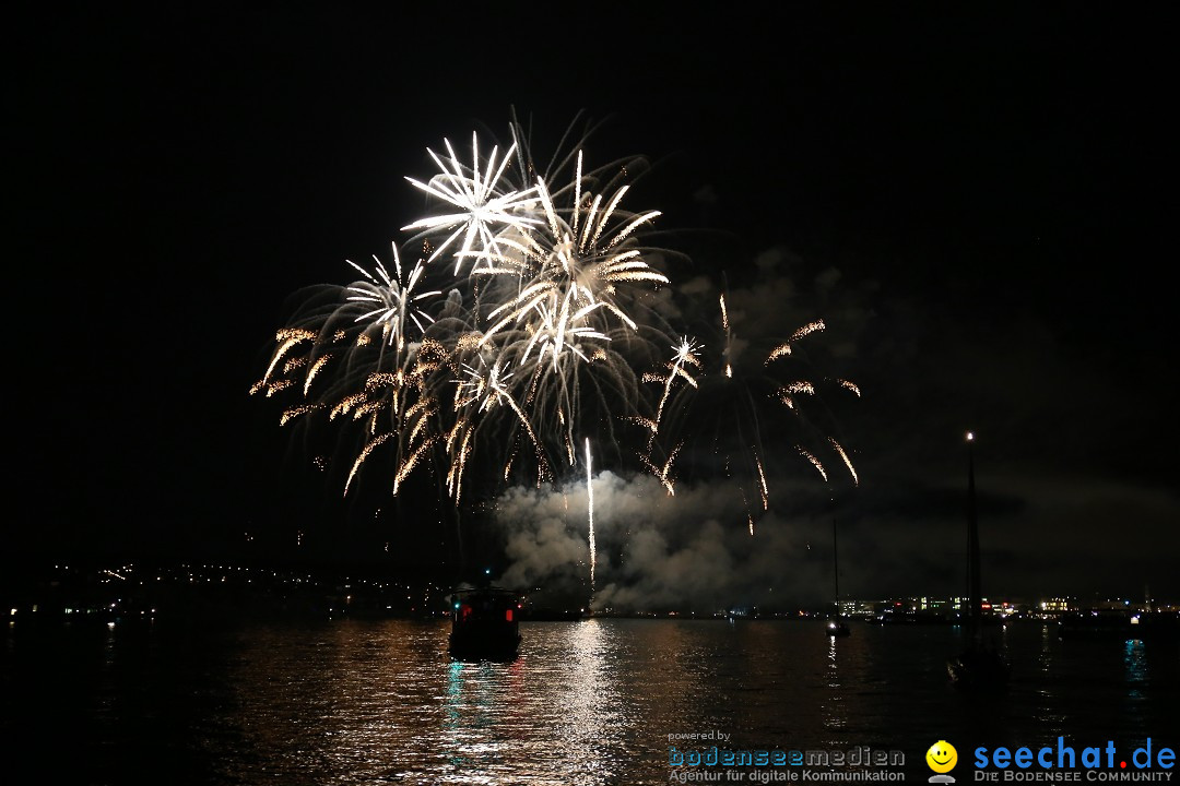 Konstanzer Seenachtfest mit Feuerwerk: Konstanz am Bodensee, 09.08.2014