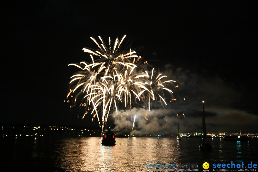 Konstanzer Seenachtfest mit Feuerwerk: Konstanz am Bodensee, 09.08.2014