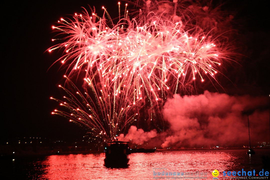 Konstanzer Seenachtfest mit Feuerwerk: Konstanz am Bodensee, 09.08.2014