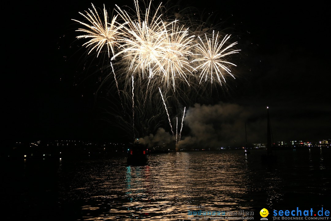 Konstanzer Seenachtfest mit Feuerwerk: Konstanz am Bodensee, 09.08.2014