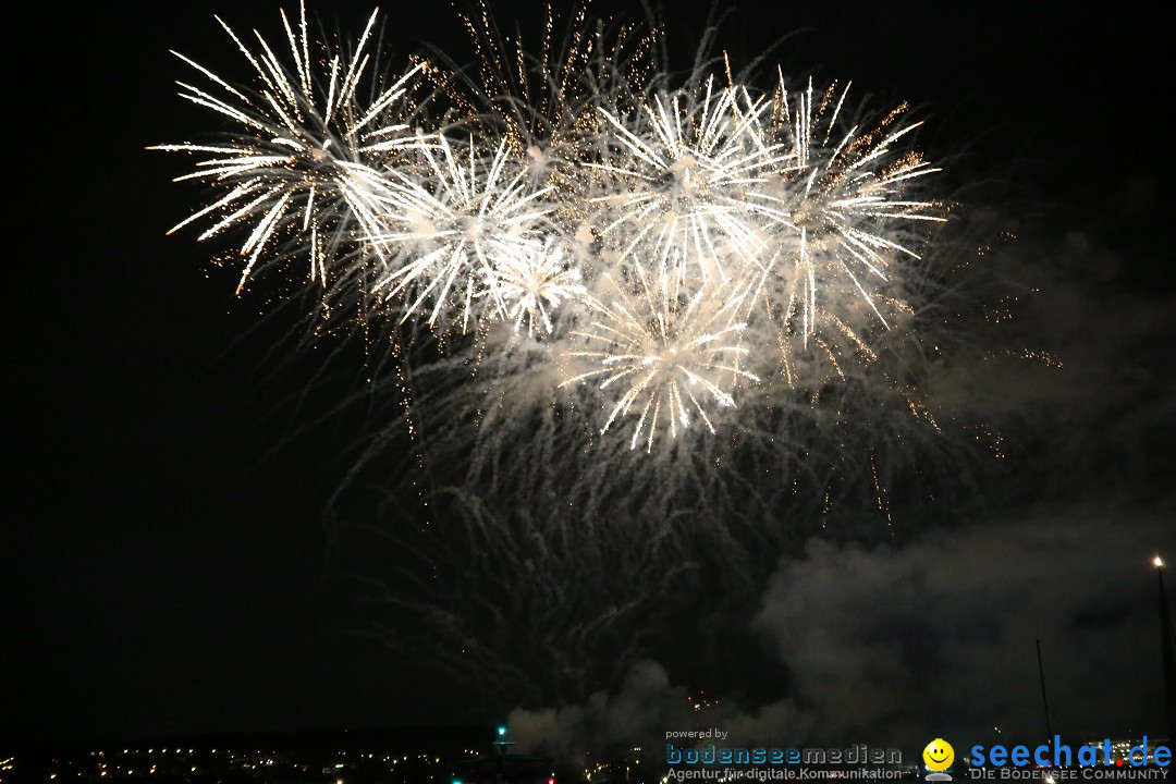 Konstanzer Seenachtfest mit Feuerwerk: Konstanz am Bodensee, 09.08.2014