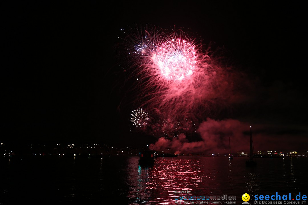 Konstanzer Seenachtfest mit Feuerwerk: Konstanz am Bodensee, 09.08.2014