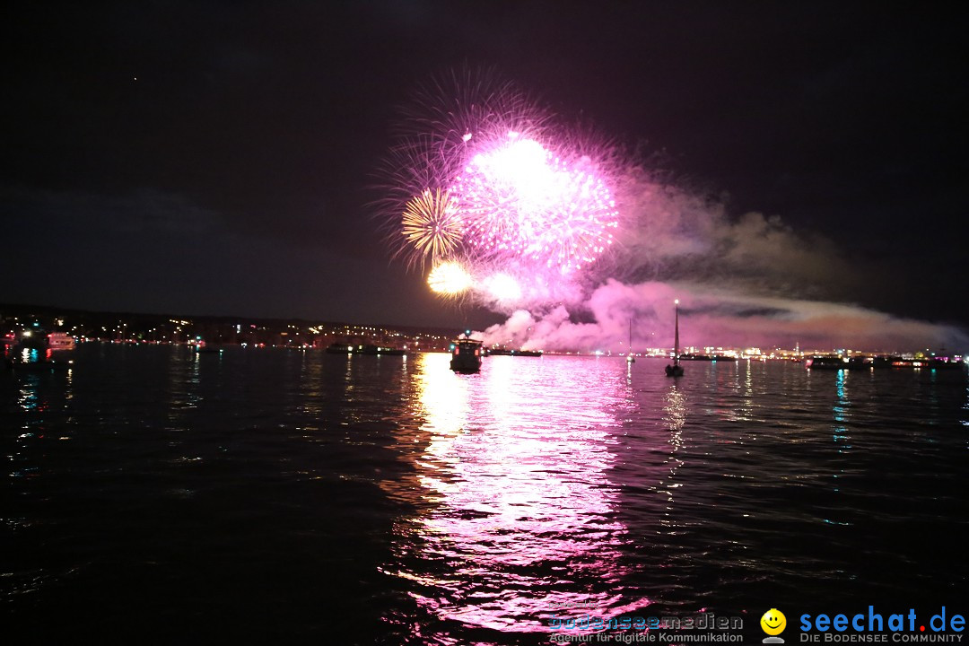 Konstanzer Seenachtfest mit Feuerwerk: Konstanz am Bodensee, 09.08.2014