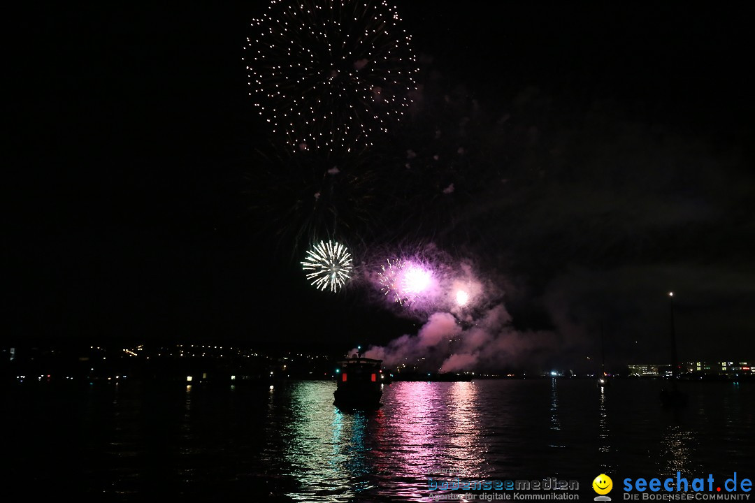 Konstanzer Seenachtfest mit Feuerwerk: Konstanz am Bodensee, 09.08.2014