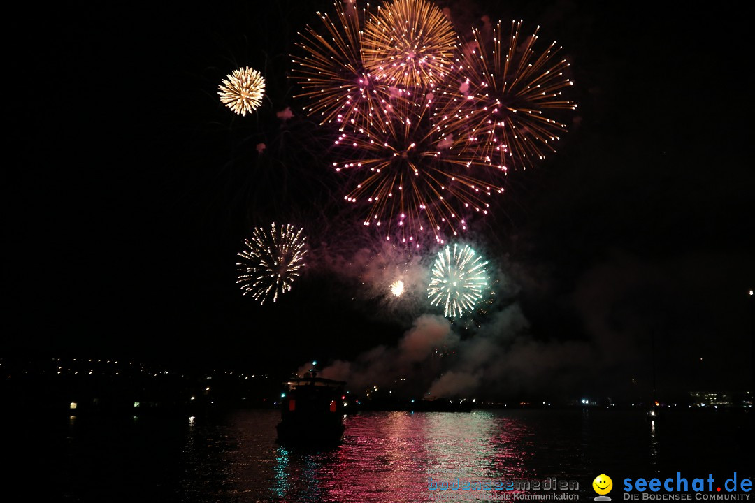 Konstanzer Seenachtfest mit Feuerwerk: Konstanz am Bodensee, 09.08.2014