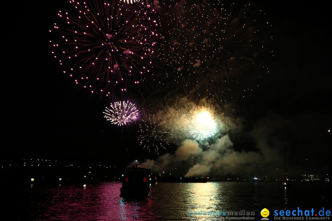 Konstanzer Seenachtfest mit Feuerwerk: Konstanz am Bodensee, 09.08.2014