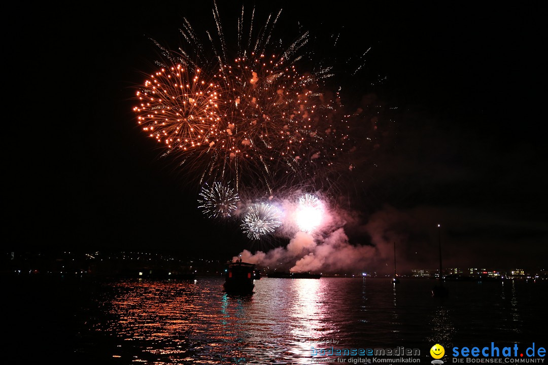 Konstanzer Seenachtfest mit Feuerwerk: Konstanz am Bodensee, 09.08.2014