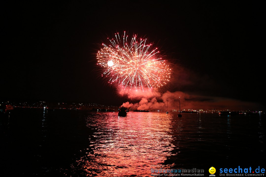 Konstanzer Seenachtfest mit Feuerwerk: Konstanz am Bodensee, 09.08.2014