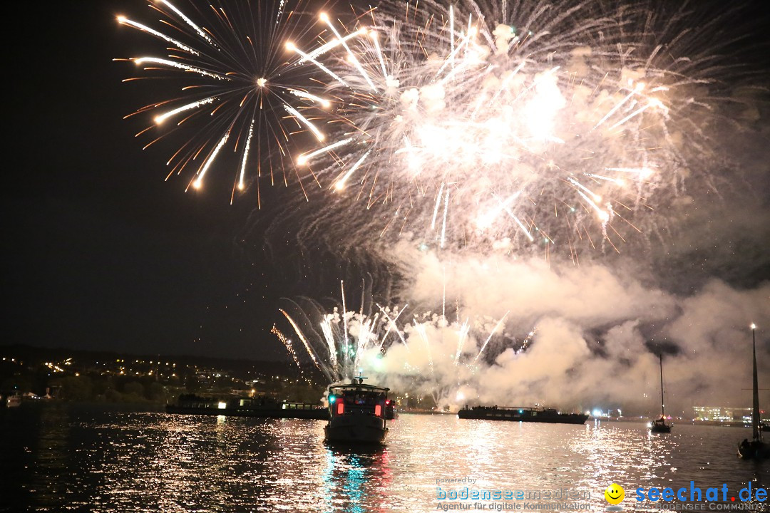 Konstanzer Seenachtfest mit Feuerwerk: Konstanz am Bodensee, 09.08.2014