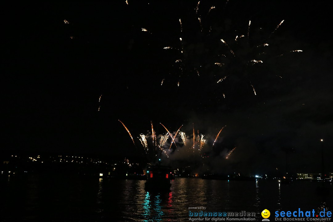 Konstanzer Seenachtfest mit Feuerwerk: Konstanz am Bodensee, 09.08.2014