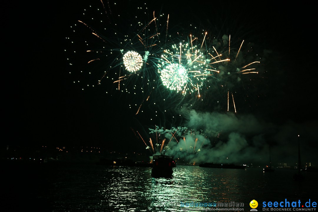 Konstanzer Seenachtfest mit Feuerwerk: Konstanz am Bodensee, 09.08.2014