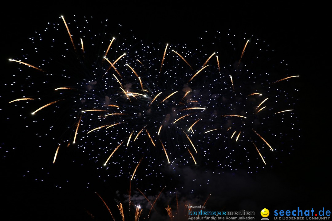 Konstanzer Seenachtfest mit Feuerwerk: Konstanz am Bodensee, 09.08.2014