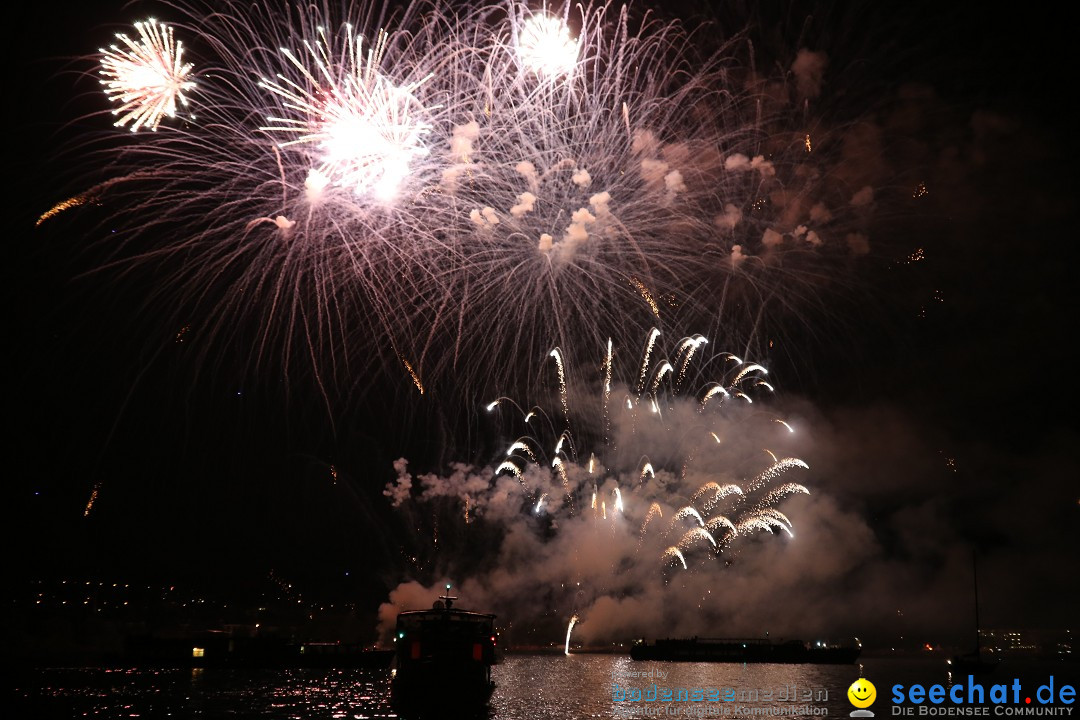 Konstanzer Seenachtfest mit Feuerwerk: Konstanz am Bodensee, 09.08.2014