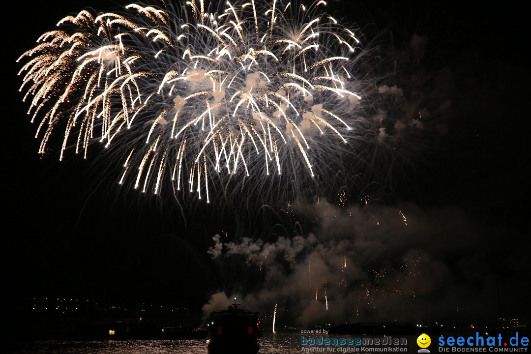 Konstanzer Seenachtfest mit Feuerwerk: Konstanz am Bodensee, 09.08.2014