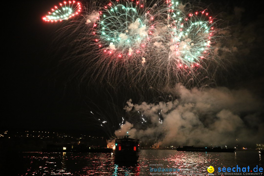 Konstanzer Seenachtfest mit Feuerwerk: Konstanz am Bodensee, 09.08.2014