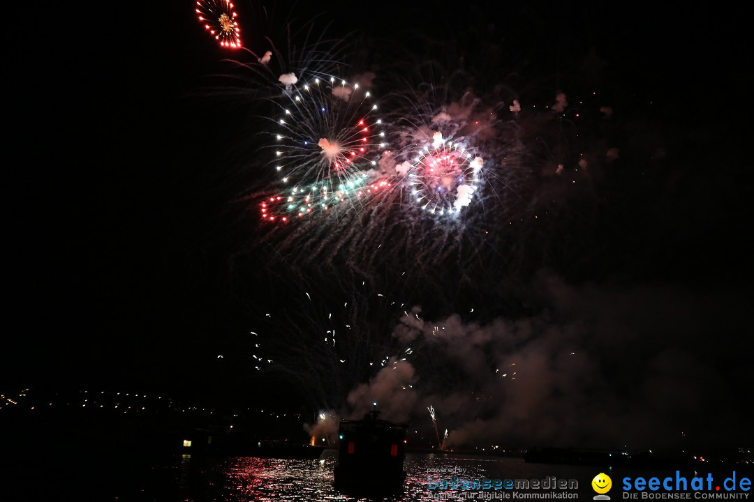 Konstanzer Seenachtfest mit Feuerwerk: Konstanz am Bodensee, 09.08.2014