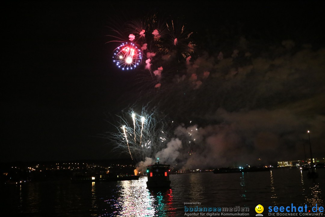 Konstanzer Seenachtfest mit Feuerwerk: Konstanz am Bodensee, 09.08.2014