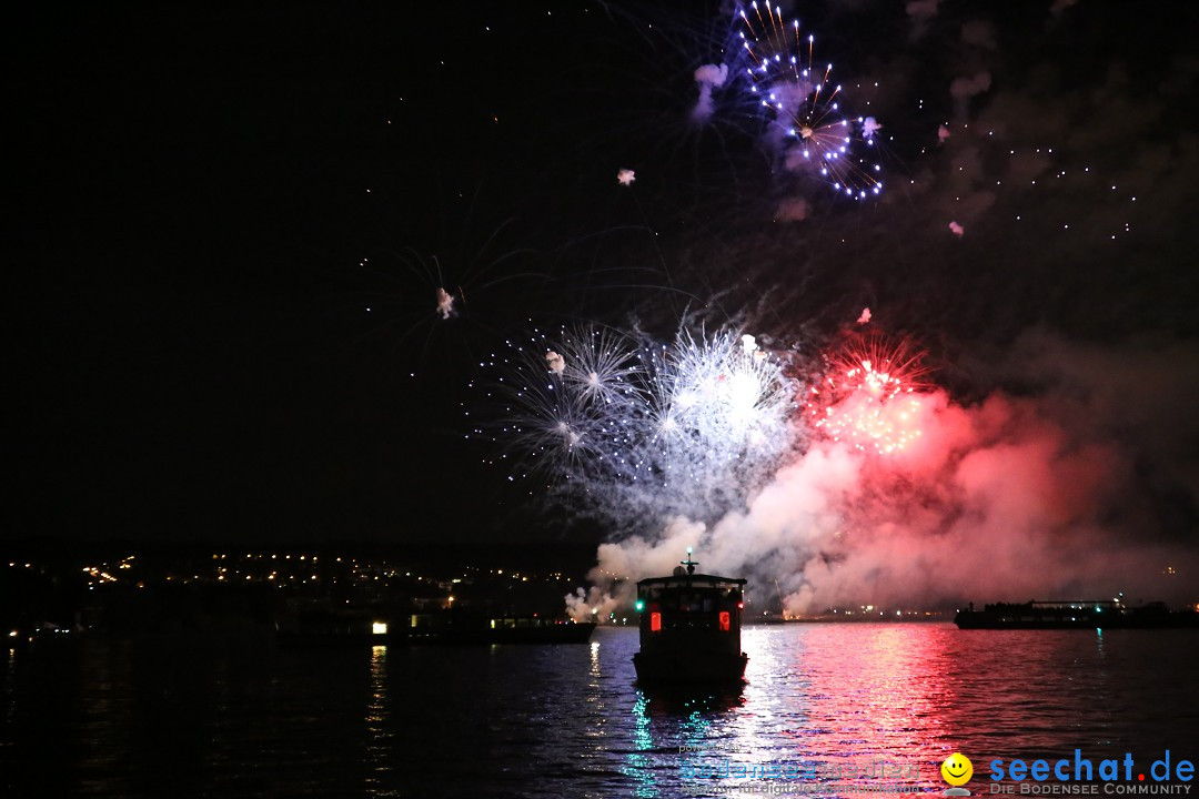 Konstanzer Seenachtfest mit Feuerwerk: Konstanz am Bodensee, 09.08.2014