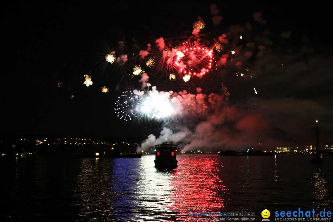 Konstanzer Seenachtfest mit Feuerwerk: Konstanz am Bodensee, 09.08.2014