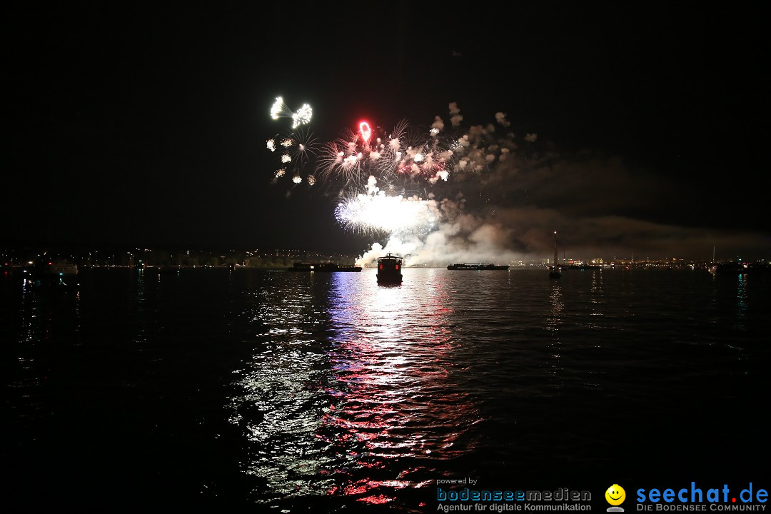 Konstanzer Seenachtfest mit Feuerwerk: Konstanz am Bodensee, 09.08.2014