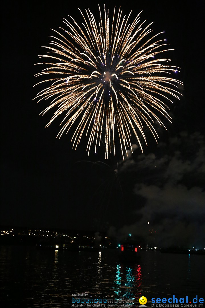 Konstanzer Seenachtfest mit Feuerwerk: Konstanz am Bodensee, 09.08.2014