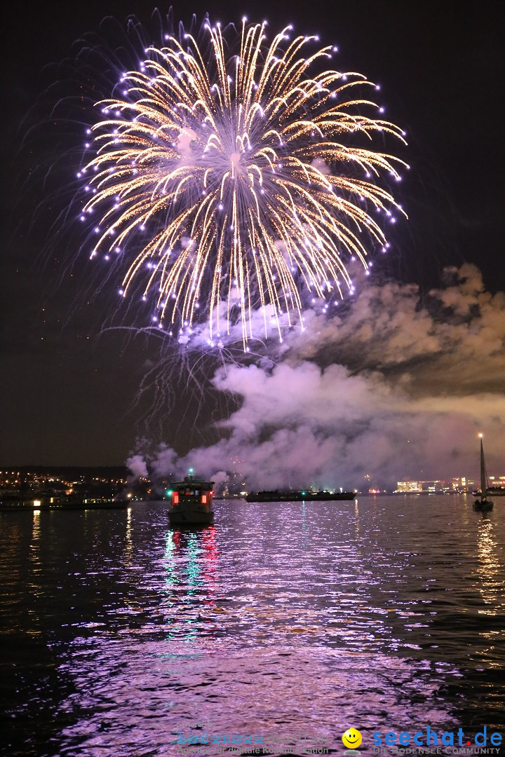 Konstanzer Seenachtfest mit Feuerwerk: Konstanz am Bodensee, 09.08.2014