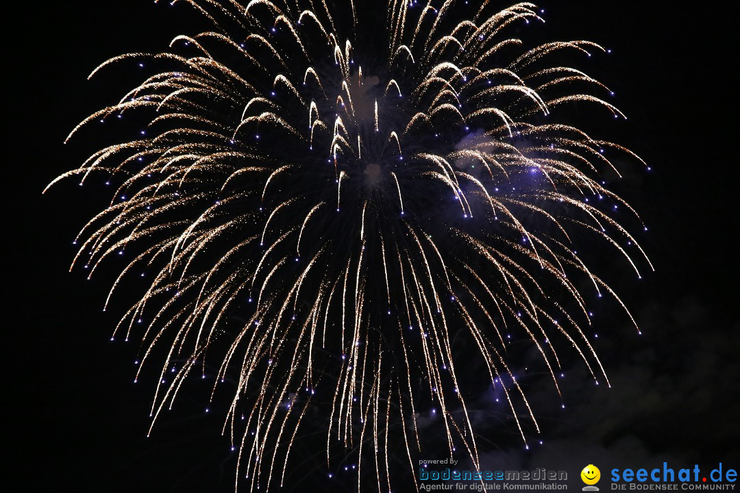 Konstanzer Seenachtfest mit Feuerwerk: Konstanz am Bodensee, 09.08.2014