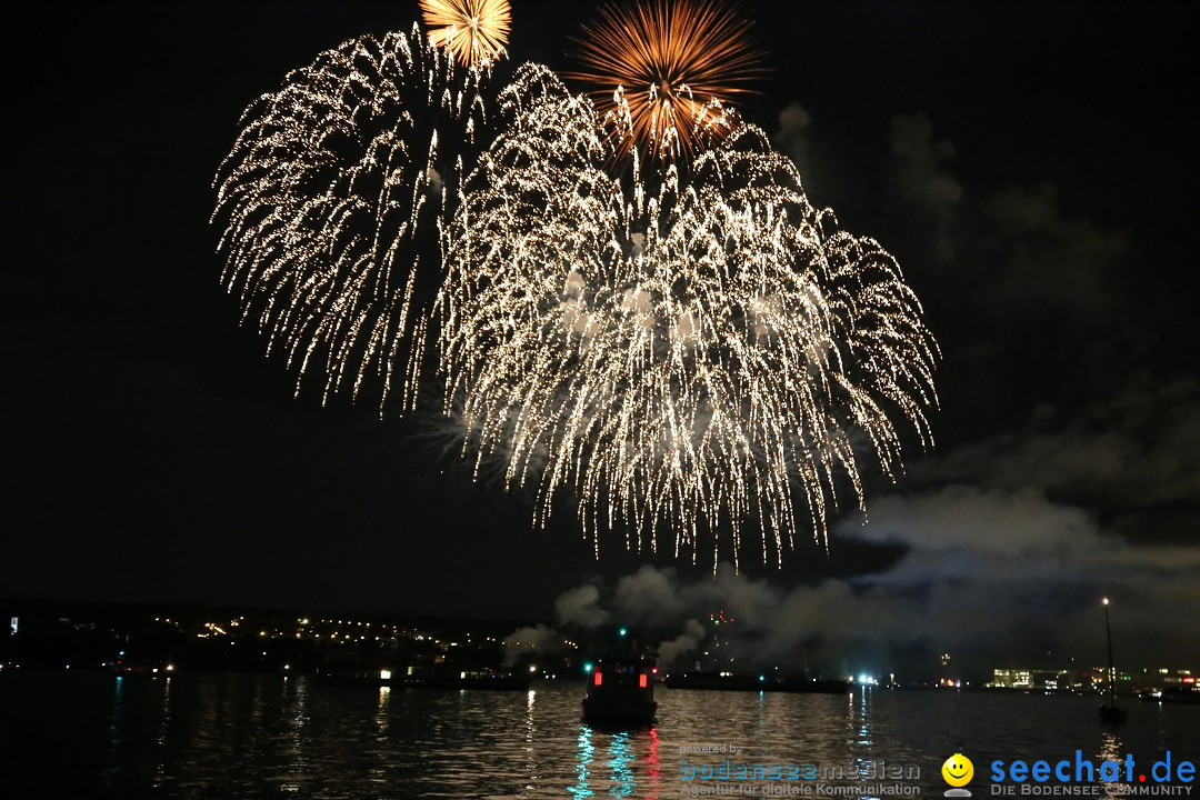 Konstanzer Seenachtfest mit Feuerwerk: Konstanz am Bodensee, 09.08.2014