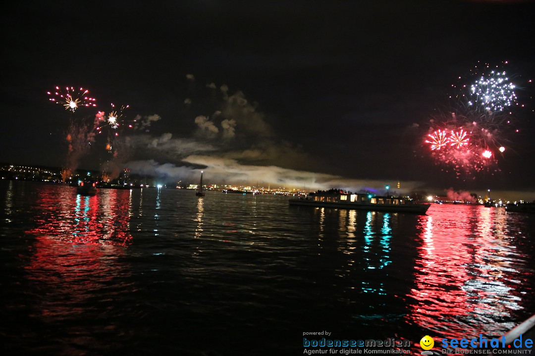 Konstanzer Seenachtfest mit Feuerwerk: Konstanz am Bodensee, 09.08.2014