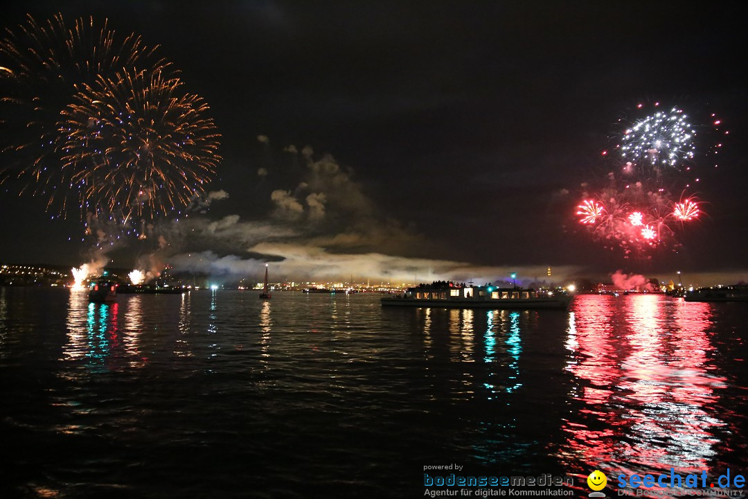 Konstanzer Seenachtfest mit Feuerwerk: Konstanz am Bodensee, 09.08.2014